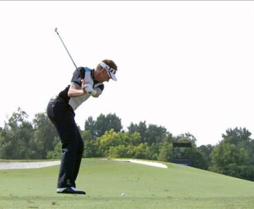 Ian Poulter - slow motion golf swing - iron fairway