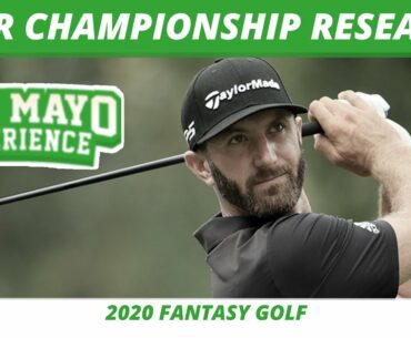 Fantasy Golf Picks - 2020 TOUR Championship Research, Course Preview, DraftKings Predictions
