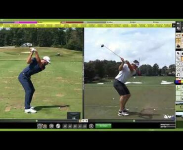 Rahm vs Johnson Golf Swing Analysis