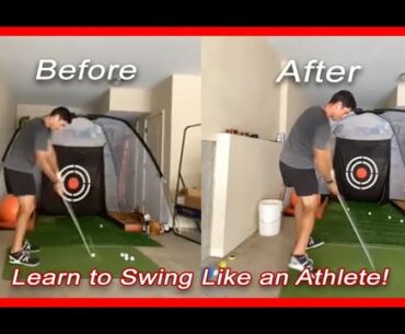 Former NFL QB Aaron Murray Learns to Swing Golf Club Like an Athlete