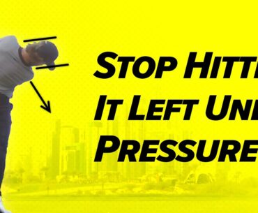 Golf Technique - Stop Hitting Left Under Pressure! - Craig Hanson Golf