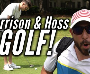 $10,000 Round of GOLF?? ft. Harrison Nevel (terrible golfers compete for golf sneakers)