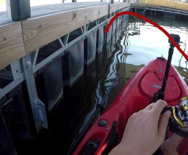 Am I hyped for ice fishing? Ice rods in the kayak