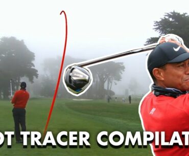 Tiger Woods Shot Tracer Compilation | 2020 PGA Championship