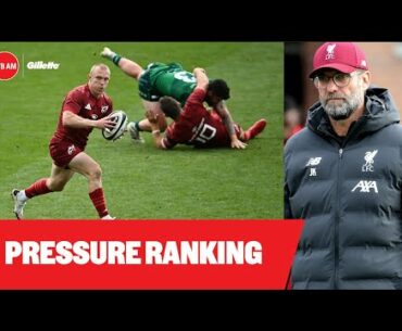 PRESSURE RANKING | Klopp, Munster, McIlroy, Messi, Stephen Kenny | Gillette