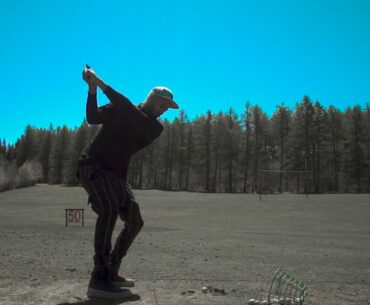 GOLF BALL FLIGHTS--8 irons--and a few putts--Hautchezpere pants and shirt.