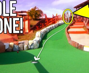 So Many Lucky Putts and Mini Golf Hole In Ones!