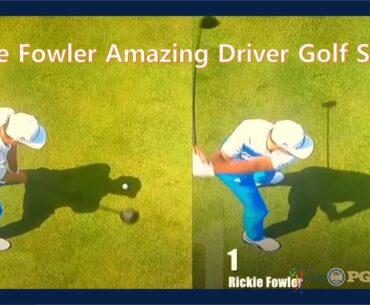 Rickie Fowler Amazing Driver swing Sequence, on Fix Your Driver Slice/ Slow-motion