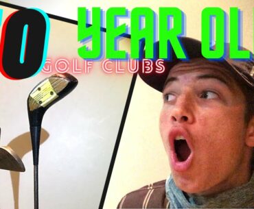 Playing With 70 Year Old Golf Clubs!!