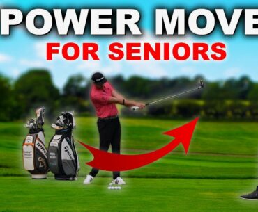 How SENIOR Golfers Hit Driver Straight and LONG - 3 effortless power moves that you can learn