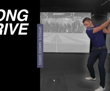 Ian & Matt LEARN TO HIT DRIVER OPPOSITE HANDED + LONG DRIVE CHALLENGE