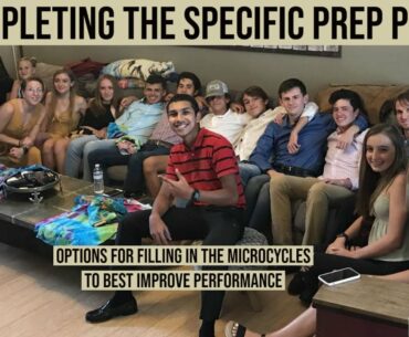 Completing the specific prep phase - Coachy TV