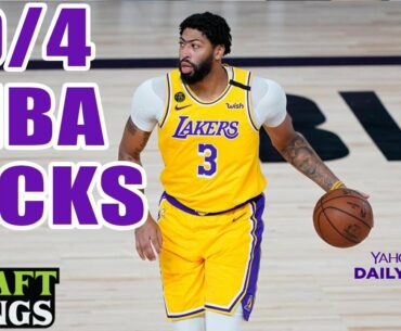 DRAFTKINGS & YAHOO NBA PICKS | FRIDAY 9/4/20 | NBA PLAYOFFS DFS PICKS