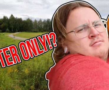 SPELAR MED ENBART PUTTER!? | DISCGOLF