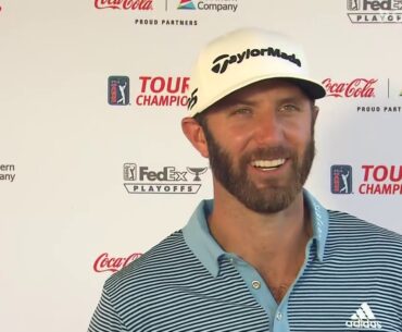 Dustin Johnson Friday Flash Interview 2020 Tour Championship  - FedEx Cup Playoff Final