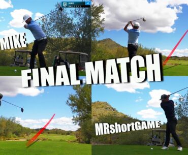 CAN MR.SHORTGAME FINALLY WIN VS COACH?/YOUTUBER MONEY MATCH CONTINUES!