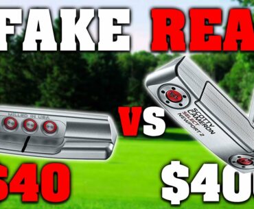 FAKE vs REAL TITLEIST SCOTTY CAMERON PUTTER FROM WISH