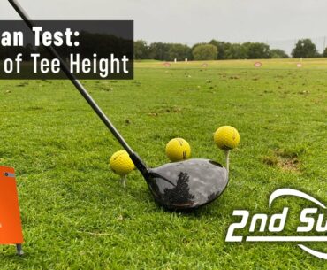 The Impact of Golf Tee Height | How High Should You Tee The Ball Up? | Trackman Test
