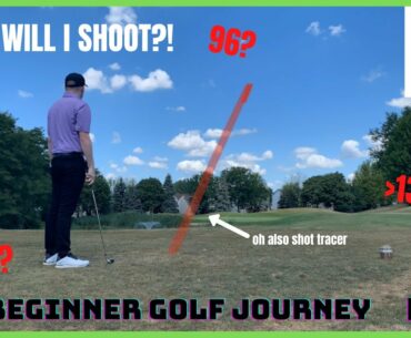 FIRST TIME TRACKING MY GOLF SCORE! What will I shoot? | The Beginner Golf Journey episode 4