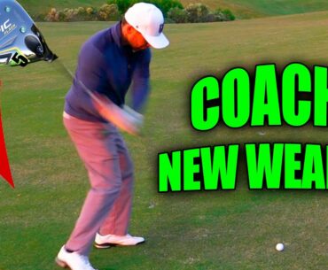 COACH HAS A NEW CLUB IN THE BAG AND HE LOVES IT!