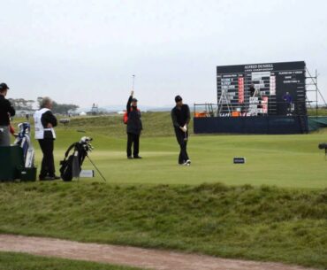Luke Wilson Tees Off at 18 at the Dunhill Links 2013 Round 2