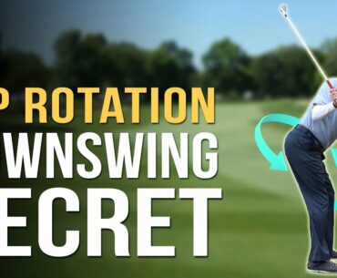 The Secret To Rotating Your Hips In The Downswing