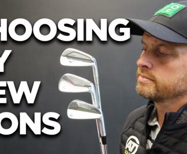 CHOOSING MY NEW IRONS: TAYLORMADE P7MC v MIZUNO JPX 921 TOUR v TAYLORMADE P7MB