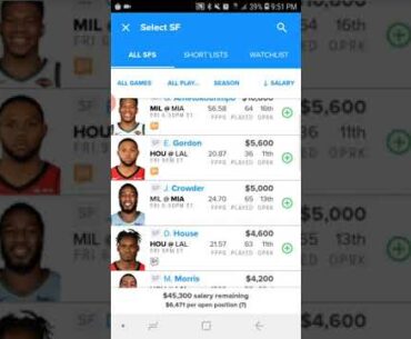 DRAFTKINGS & FANDUEL 9/4/20 Nba Dfs PICKS for Today