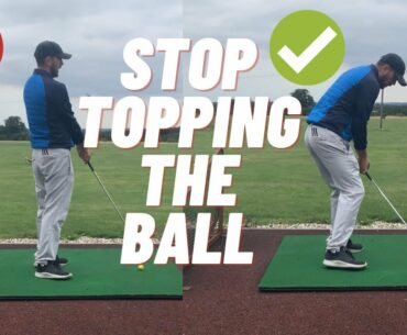 HOW TO STOP TOPPING THE GOLF BALL - 2 Key moves to stop this major cause of topping the golf ball