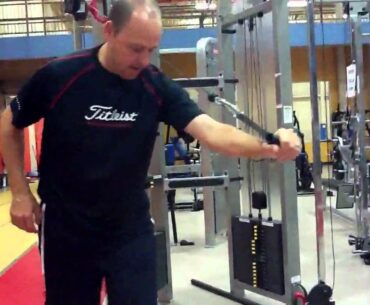 Golf posture punches with rotation