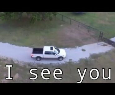 Following my dad. (Drone Footage)