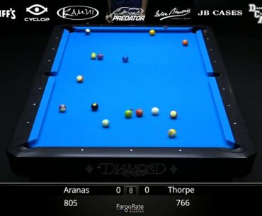 James ARANAS vs Billy THORPE | 2019 US Open 8-Ball Championship