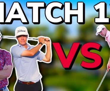 2 v 1. Two Pros vs PGA Tour Pro. CLUTCH Finish. Match 12 | Bryan Bros Golf
