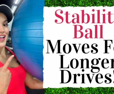 Golf Fitness Exercises Using a STABILITY BALL - ADVANCED! - Golf Fitness Tips