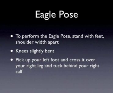 Ski Fitness Training Eagle Pose