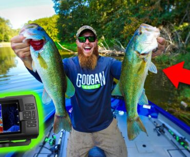 Fishing DEEP Ledges for BIG Summer Bass (NEW Boat PB!!)