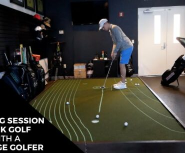 PUTTING SESSION AT SIK GOLF WITH A COLLEGE GOLFER