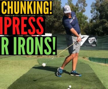 Stop Chunking!  Compress the Golf Ball with Forward Lean!