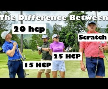 DIFFERENCE between Low Handicap and Mid/High Handicap