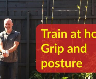 Golf Training At Home | grip and posture