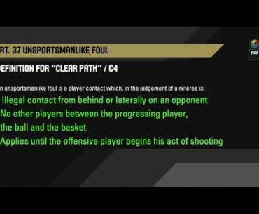 FIBA Rule Changes Video 09 OBR2020 Art37 002 UF C4 ContactLaterally UF 1 33 (c) FIBA