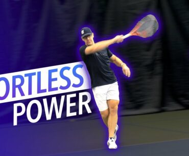 The Key to Effortless Forehand POWER (tennis lesson)