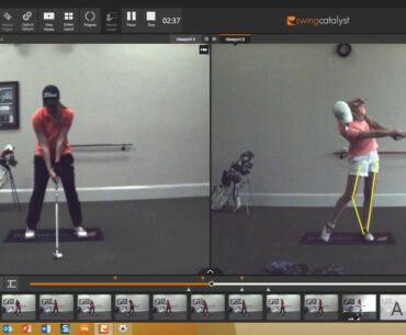 Golf swing before and after case study