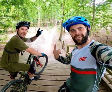 A DAY RIDING WITH A MTB SLOPESTYLE LEGEND TAKING IN BIKEPARKS AND A GOLF DRIVING RANGE!