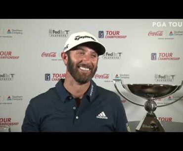 Dustin Johnson Monday Winners Press Conference 2020 Tour Championship - FedEx Cup Playoffs