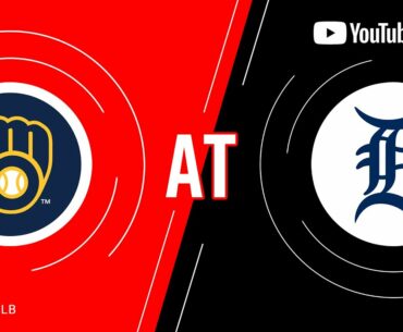 Brewers at Tigers | MLB Game of the Week Live on YouTube