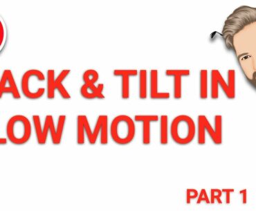 STACK & TILT IN SLOW MOTION (PART 1 - FACE ON)| | GOLF TIPS | LESSON 149