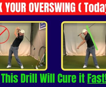 How to Shorten Your Golf Swing -  Best drill to fix the over swing