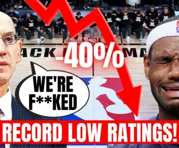 RECORD LOW NBA Ratings In Playoffs! | Fans Are DONE With Politics In Sports!