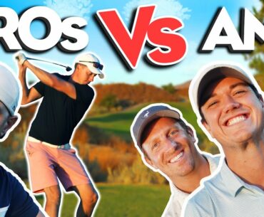 Pros VS The Amateurs | The Match Ends In The Dark! | Ft. @Experior Golf & @Andrew Radford